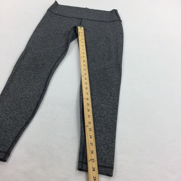 Lululemon Wunder Under High Rise Athletic Leggings Size 12 Womens Solid Gray - Picture 7 of 7